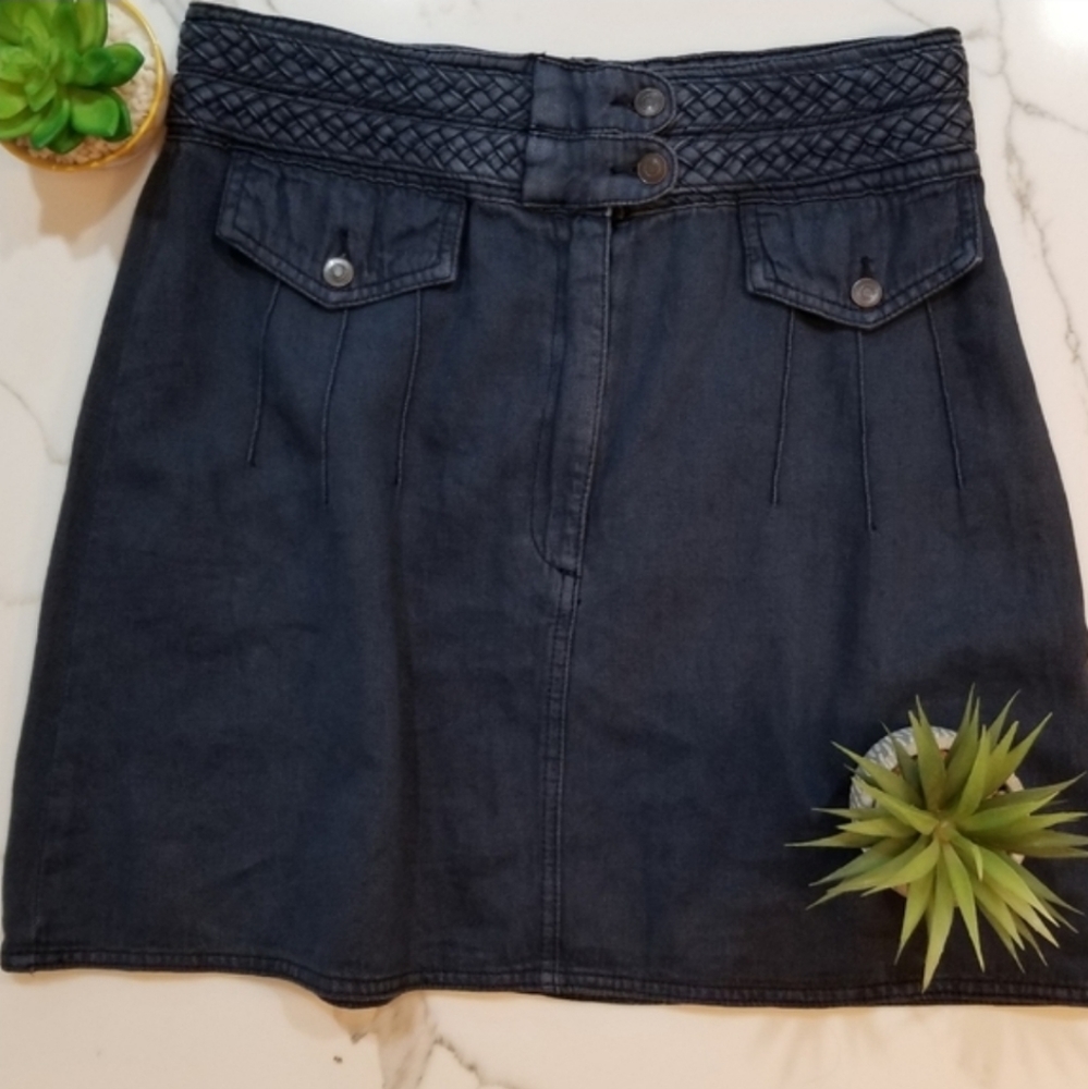 🌼Free People Denim Skirt A-line - Picture 9 of 10
